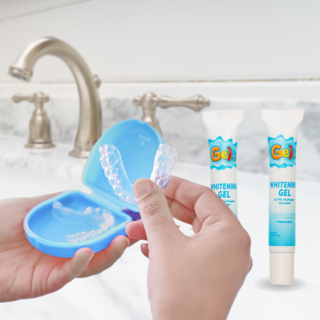 Peppermint Aligner Gelz + Whitening Gel Bundle